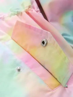 Next Pink Marble Waterproof Printed Cagoule (3-16yrs) Clearance
