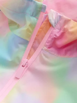 Next Pink Marble Waterproof Printed Cagoule (3-16yrs) Clearance