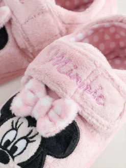 Next Pink Minnie Mouse Cupsole Slippers Hot