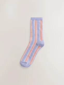 Next Pink Multi Stripe Ankle Socks 4 Pack Online