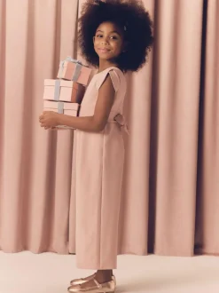 Next Occasion Jumpsuit (3-16yrs) Pink Clearance