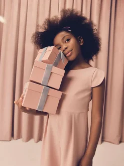 Next Occasion Jumpsuit (3-16yrs) Pink Clearance