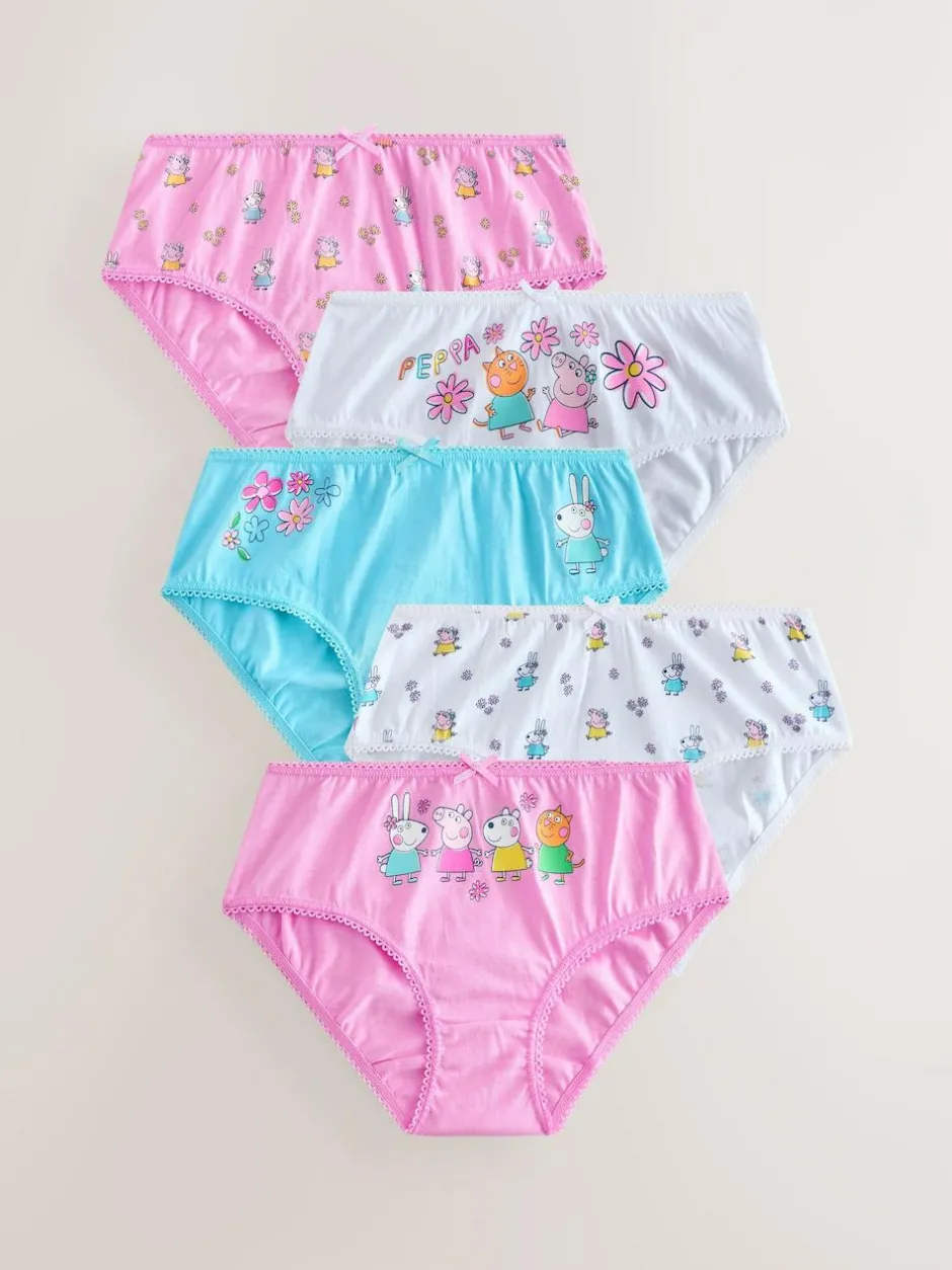 Next Pink Peppa Pig 5 Pack Briefs (1.5-8yrs) Sale