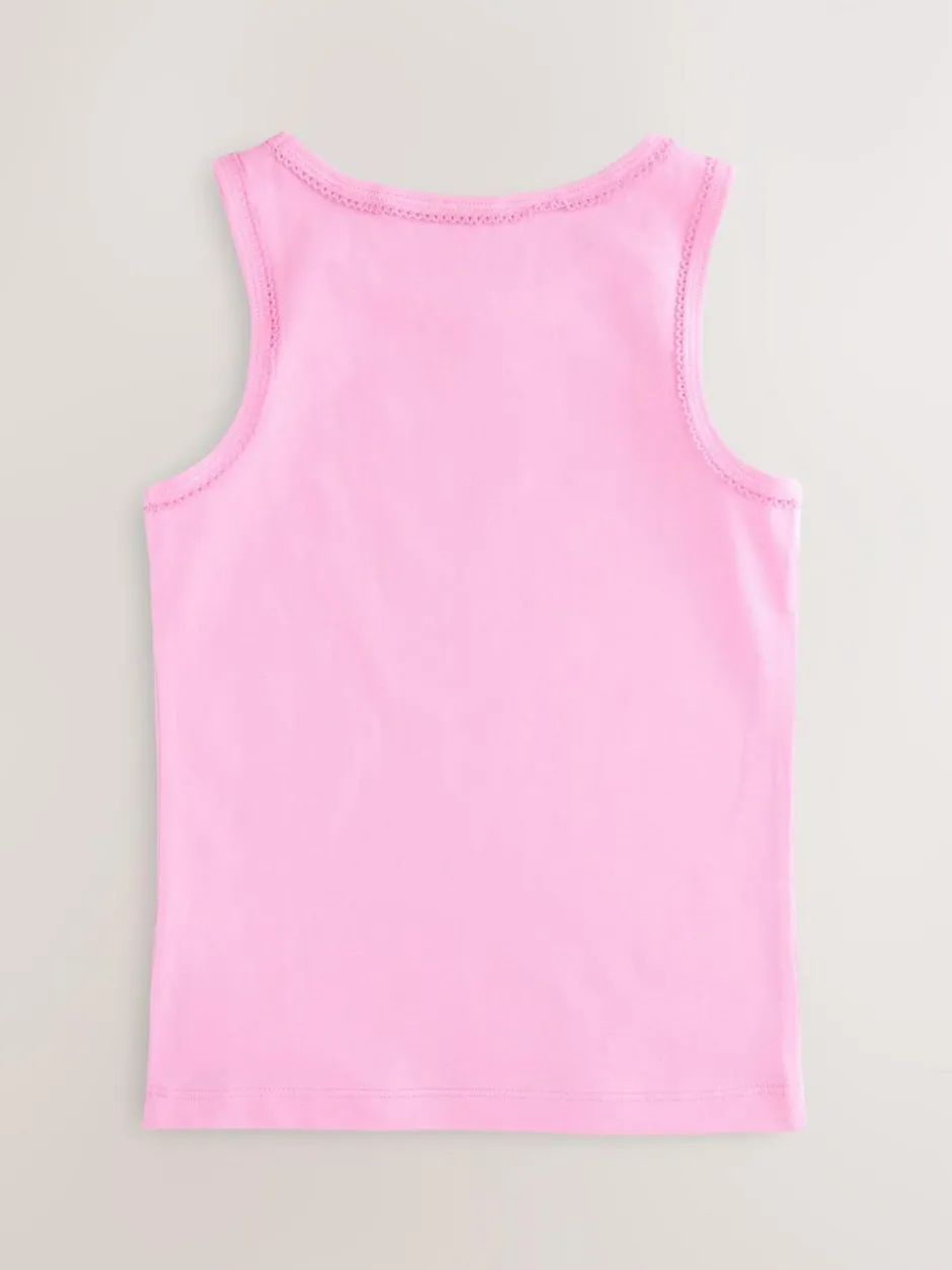 Next Pink Peppa Pig 3 Pack Classic Vests (1.5-8yrs) Outlet