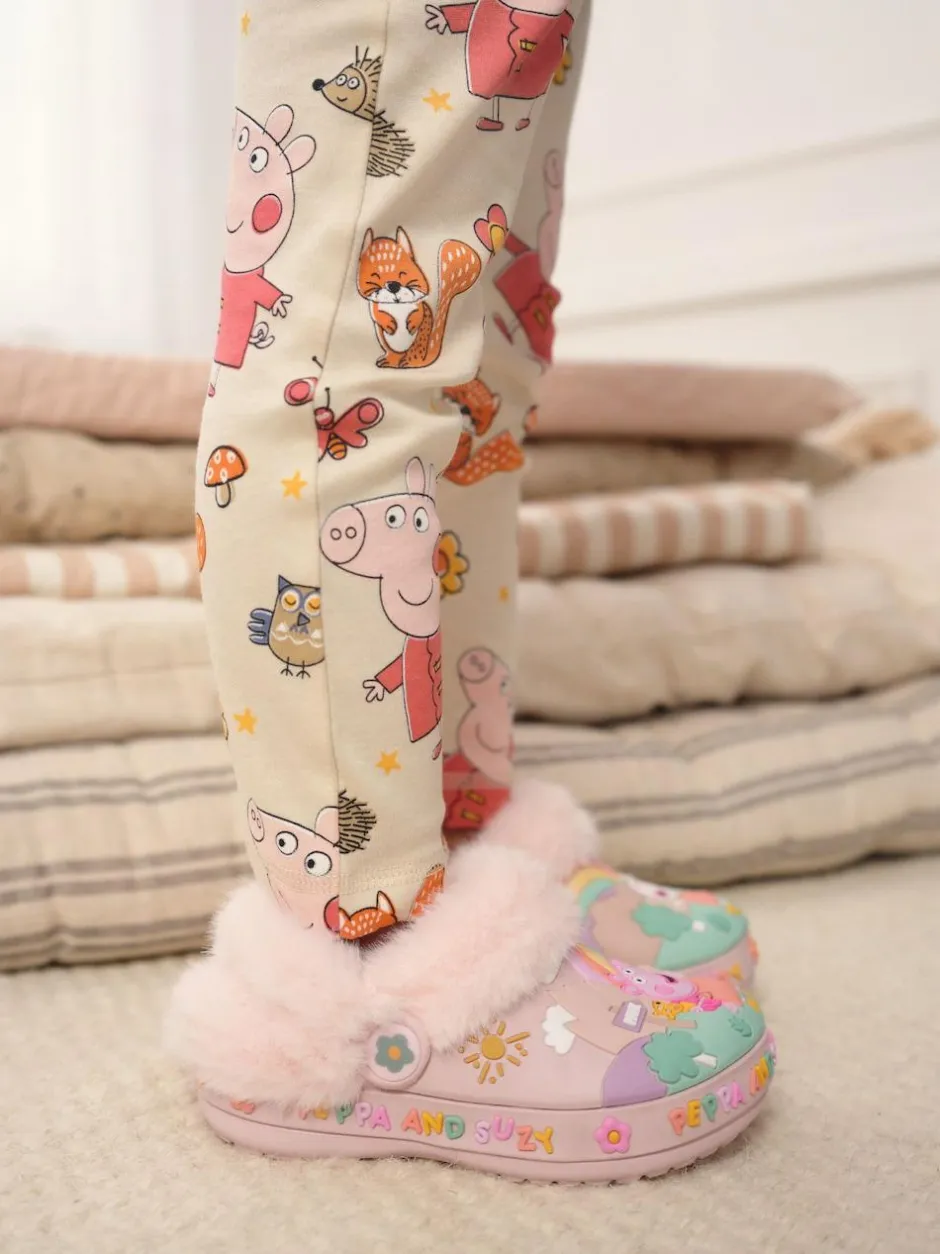 Next Pink Peppa Pig Cosy Lined Slipper Clogs Clearance