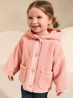Next Popper Fleece (3mths-7yrs) Pink Hot