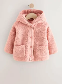 Next Popper Fleece (3mths-7yrs) Pink Hot