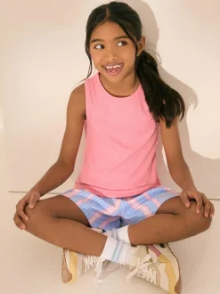 Next Rib Vest (3-16yrs) Pink Online