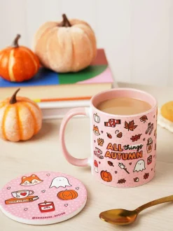 Next Pink Sam Jayne All Things Autumn Mug Set Sale