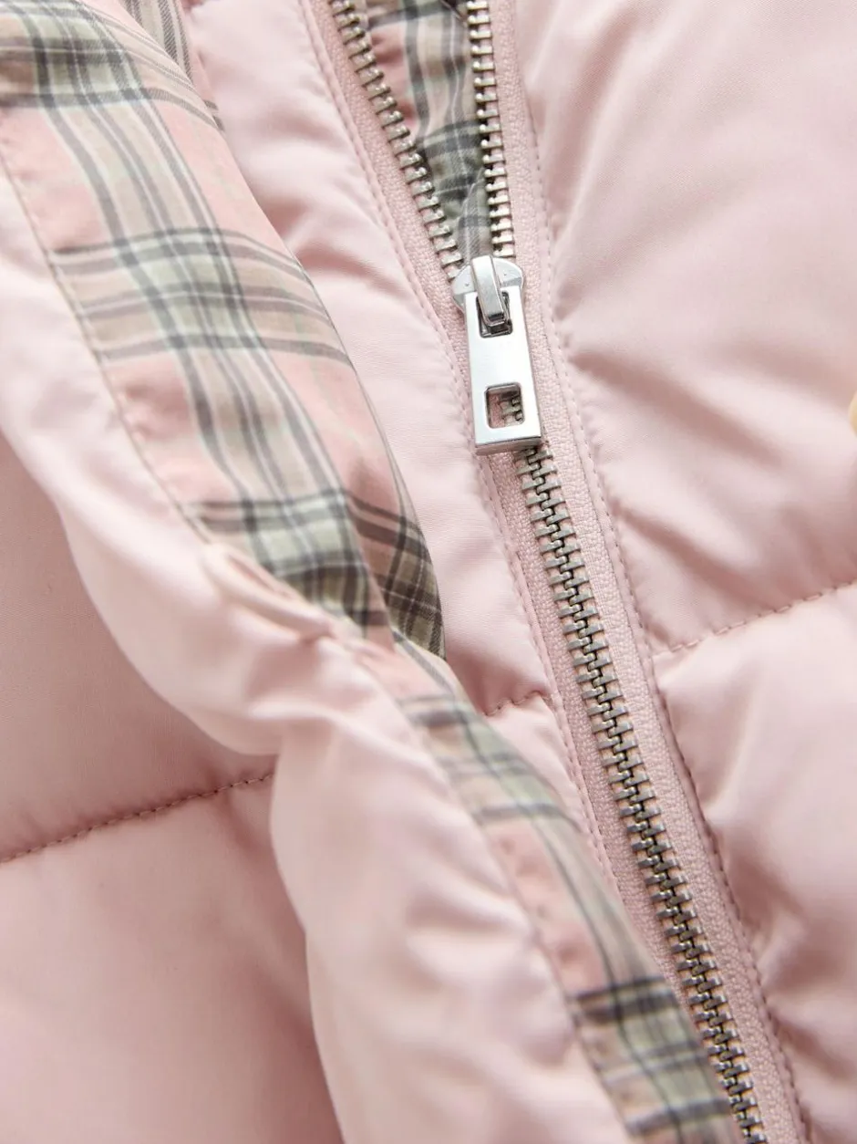Next Pink Shower Resistant Padded Duffle Coat (3-13yrs) Hot