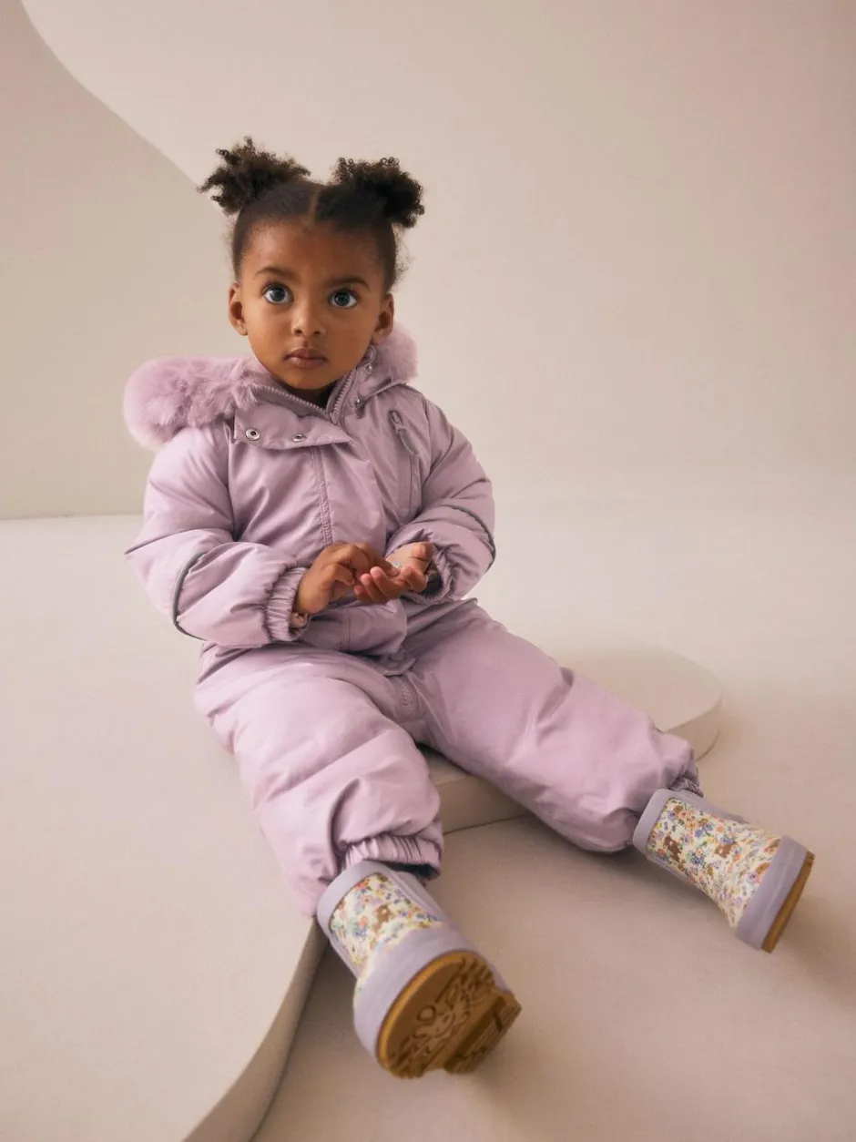 Next Shower Resistant Snowsuit (3mths-7yrs) Pink