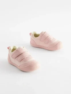 Next Pink Standard Fit (F) Crawler Trainers