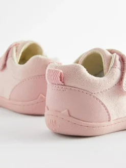 Next Pink Standard Fit (F) Crawler Trainers