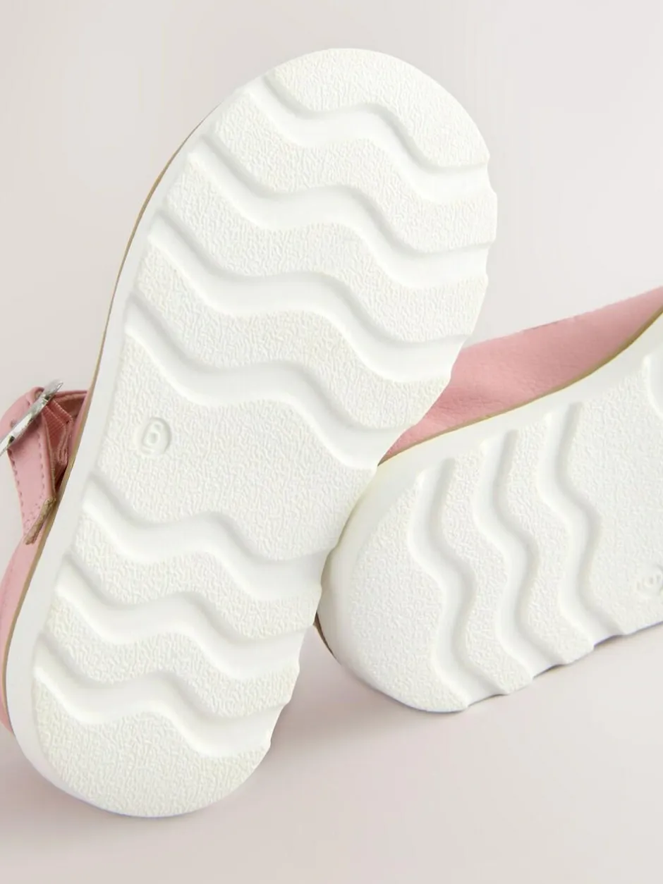 Next Standard Fit (F) T-Bar Shoes Pink Discount