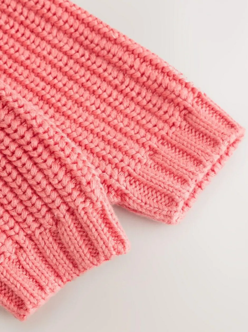 Next Baby Embroidered Back Cardigan (0mths-2yrs) Pink Strawberry Outlet