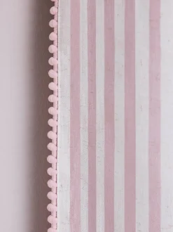 Next Pink Stripe Eyelet Blackout Curtains Hot