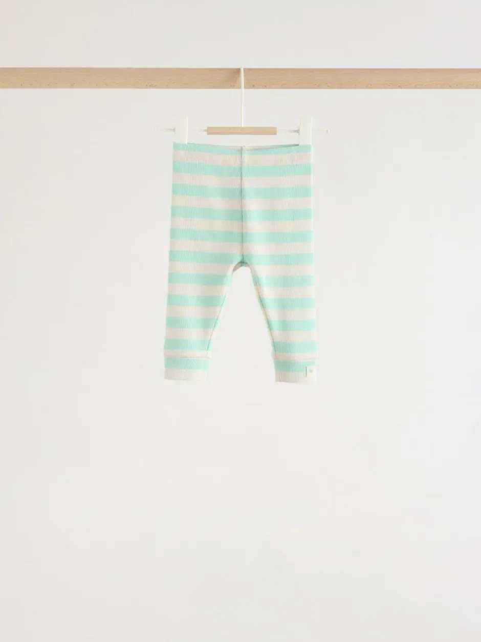 Next Pink Stripe Long Sleeve Top And Leggings Set 6 Piece (0mths-3yrs) Clearance
