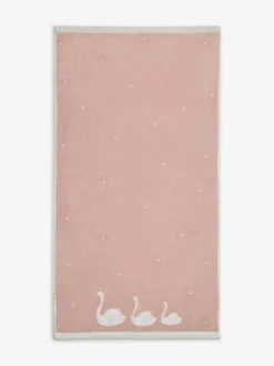 Next Pink Swan 100% Cotton Towel Outlet