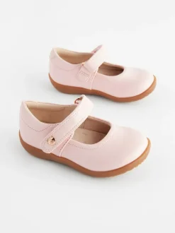 Next Wide Fit (G) First Walker Mary Jane Shoes Pink New