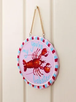 Next Pink Youre My Lobster Hanging Decoration