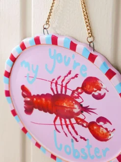Next Pink Youre My Lobster Hanging Decoration