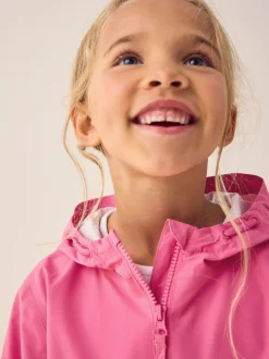 Next Zip Hooded Waterproof Puddlesuit (12mths-10yrs) Pink Discount