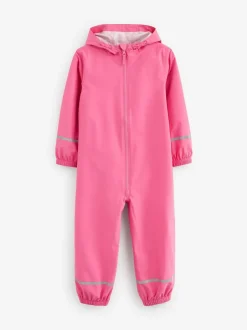 Next Zip Hooded Waterproof Puddlesuit (12mths-10yrs) Pink Discount