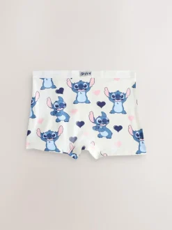 Next Pink/Blue Disney Stitch and Angel Shorts 5 Pack (2-16yrs) Sale