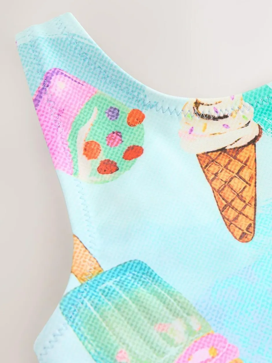 Next Swimsuit (3mths-10yrs) Pink/Blue Ice Cream Outlet