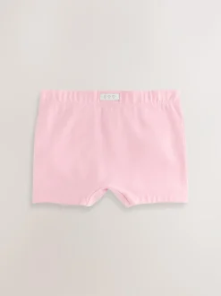 Next Pink/Blue Soft Touch Short Briefs 5 Pack (2-16yrs) Outlet