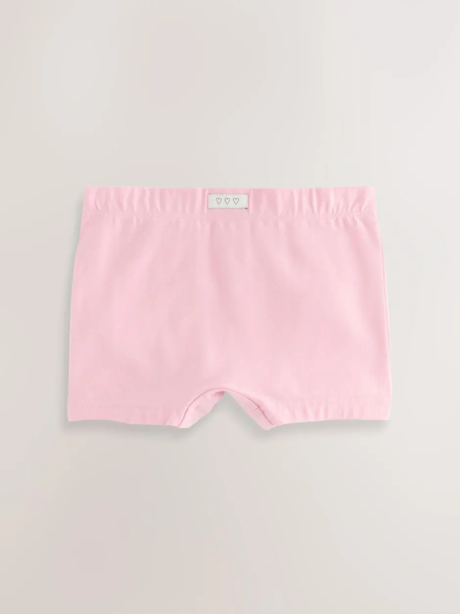 Next Pink/Blue Soft Touch Short Briefs 5 Pack (2-16yrs) Outlet