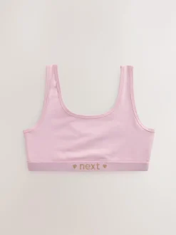 Next Pink/Grey Scoop Crop Tops 3 Pack (5-16yrs) Online