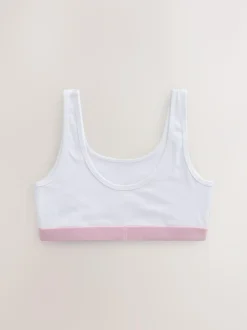Next Pink/Grey Scoop Crop Tops 3 Pack (5-16yrs) Online