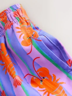 Next Printed Swim Shorts (3mths-7yrs) Pink/Lilac Online
