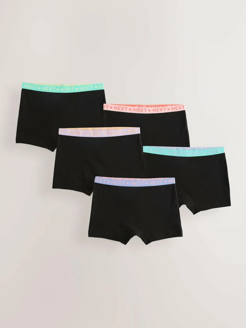 Next Short Briefs 5 Pack (2-16yrs) Pink/Lilac Online