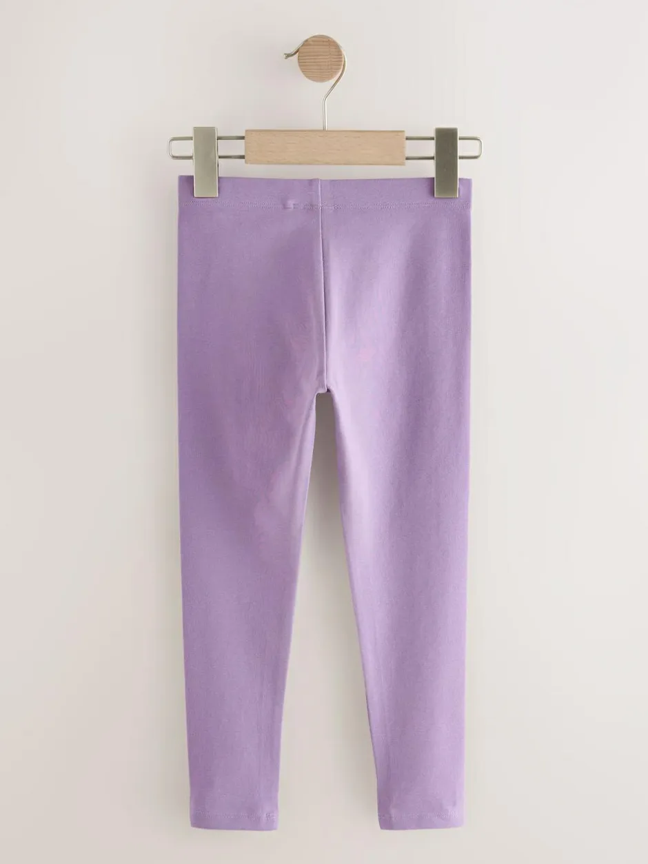 Next Pink/Lilac/Berry Regular Fit Leggings 3 Pack (3-16yrs)