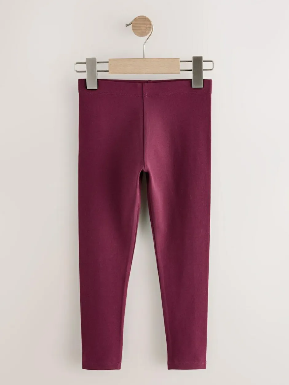 Next Pink/Lilac/Berry Regular Fit Leggings 3 Pack (3-16yrs)