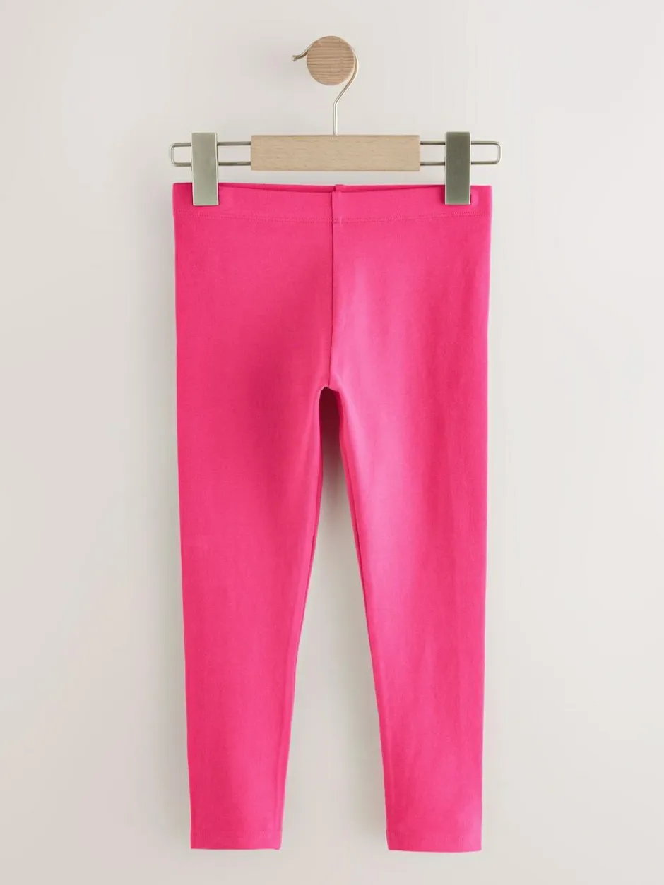 Next Pink/Lilac/Berry Regular Fit Leggings 3 Pack (3-16yrs)