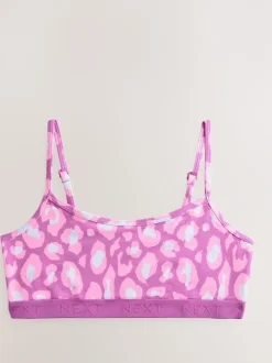 Next Crop Tops 3 Pack (5-16yrs) Pink/Purple New