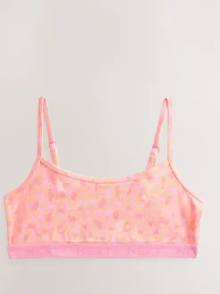 Next Crop Tops 3 Pack (5-16yrs) Pink/Purple New