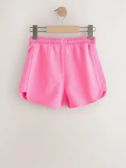 Next 5 Pack Racer Shorts (3-16yrs) Pink/Rainbow/Stripe Outlet