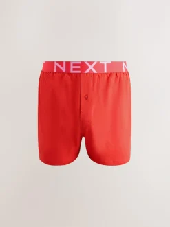 Next Loose Boxers 5 Pack Pink/Red/Green Best