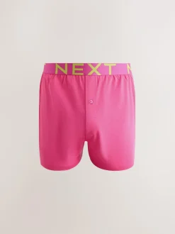 Next Loose Boxers 5 Pack Pink/Red/Green Best