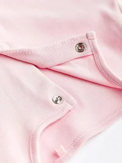 Next Pink/White 5 Pack Baby Sleepsuits (0-2yrs) Best