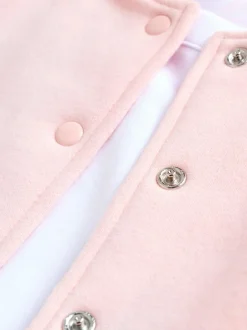 Next Pink/White Baby Jacket, Top and Leggings Set 3 Piece (0mths-2yrs) Discount