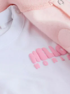 Next Pink/White Baby Jacket, Top and Leggings Set 3 Piece (0mths-2yrs) Discount
