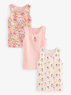 Next Fairy Vests 3 Pack (1.5-16yrs) Pink/White Online