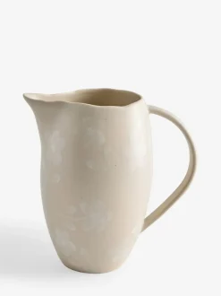 Next Pink/White Floral Ceramic Jug Vase Online