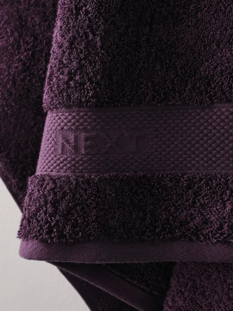 Next Egyptian Cotton Towel Plum Hot