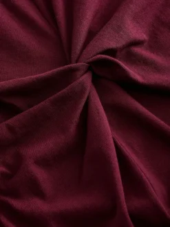 Next Twist Short Sleeved T-Shirt Summer Dress Plum Purple Sale
